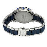 Timex Fashion Men's Blue Dial Round Case Chronograph Function Watch -TWEG21701