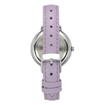 Women's Lavender Dial Round Case 3 Hands Function Watch -TWEL14706
