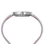 Women's Lavender Dial Round Case 3 Hands Function Watch -TWEL14706