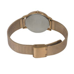 TWEL15602 Timex  Rose Gold Dial Round Case 2 Hands Function Watch