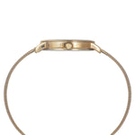 TWEL15602 Timex  Rose Gold Dial Round Case 2 Hands Function Watch