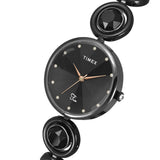 Women's Black Dial Round Case 3 Hands Function Watch -TWEL16401