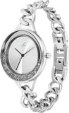 Fastrack Glitch Silver Dial Chain Watch - 68026SM01 - Bharat Time Style
