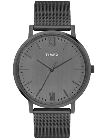 TIMEX Black Metal Mesh Chain - TW0TG8012