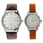 Titan Modern Bandhan Analog Silver Dial Unisex's Watch - 15842481SL01