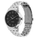 Anthracite Dial Silver Stainless Steel Strap Watch - 1584SM04