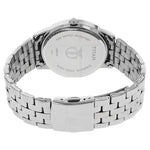Anthracite Dial Silver Stainless Steel Strap Watch - 1584SM04