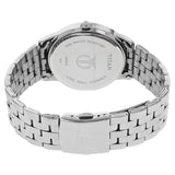 Anthracite Dial Silver Stainless Steel Strap Watch - 1584SM04