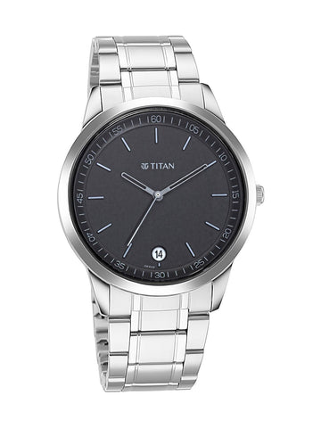 Titan Minimals 1806SM02 Black Dial Analog watch for Men - Bharat Time Style