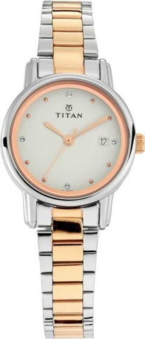 Titan NN2572KM01 Ladies Karishma Rose Gold Analog Watch - For Women - Bharat Time Style