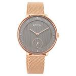 Workwear Watch with Black Dial & Stainless Steel Strap | Titan - Bharat Time Style