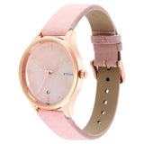 TITAN Pastel Dreams Mother Of Pearl Dial Dusty Rose Leather Strap Watch - 2670WL02