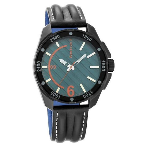 Fastrack Green Dial Leather Watch - 3084NL03 - Bharat Time Style
