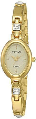 Titan Raga Analog Gold Dial Women's Watch -NK9717YM02 / NL9717YM02 - Bharat Time Style