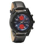Fastrack Blue Dial Leather Strap Analog with Day and Date Watch For Guys 3182KL01 - Bharat Time Style