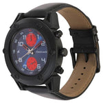 Fastrack Blue Dial Leather Strap Analog with Day and Date Watch For Guys 3182KL01 - Bharat Time Style