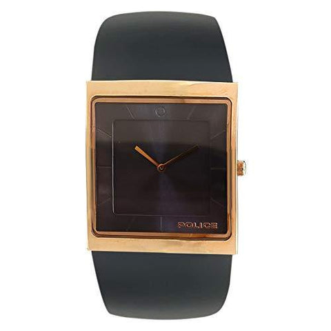 Police Mens Dial Leather Analogue Watch - PL15395MSR03A (Black_Free Size) - Bharat Time Style