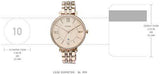 Fossil Jacqueline Analog Rose Gold Dial Women's Watch - ES3546 - Bharat Time Style