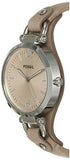 Fossil Georgia Analog Peach Dial Women's Watch - ES2830 - Bharat Time Style