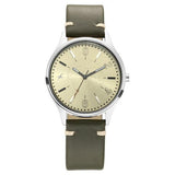 Tripster Khakee Dial Leather Strap Watch | Fastrack - 3237SL02 - Bharat Time Style