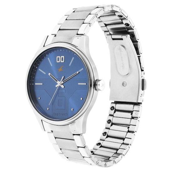 Fastrack Buy Blue Dial Stainless Steel Strap Watch Fastrack