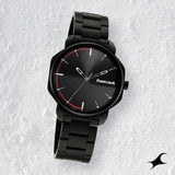 Fastrack Stunner in Black Dial & Metal Strap - NR3254NM01