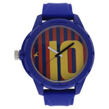 Multicoloured Dial Blue Plastic Strap Watch - 38019PP02CJ