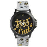 Fastrack Analog Black Round Dial Silicone Strap Unisex Watch-38024PP45 - Bharat Time Style