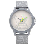 FASTRACK Grey Dial Silicone Strap Watch 38024PP47