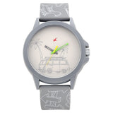 FASTRACK Grey Dial Silicone Strap Watch 38024PP47
