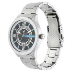 Fastrack Black Round Dial Stainless Steel Strap Analog With Date Watches For Guys 38050SM02 - Bharat Time Style