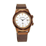 Titan Connected X Brown Hybrid Smartwatch for Men -90116QM02 - Bharat Time Style
