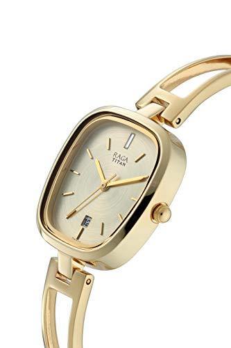 Titan Buy Titan Raga Viva analog Champagne Dial Women s Watch 2604YM01 NM2604YM01 Bharat Time Style