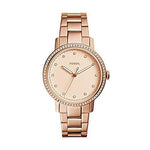 Fossil Analog Rose Gold Dial Women's Watch-ES4288 - Bharat Time Style