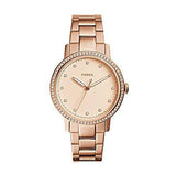 Fossil Analog Rose Gold Dial Women's Watch-ES4288 - Bharat Time Style