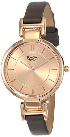 Titan Raga Viva Analog Rose Gold Dial Women's Watch NM2608WL01/NN2608WL01 - Bharat Time Style