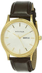 Titan Analog Champagne Dial Men's Watch NK1650YL01/NN1650YL01 - Bharat Time Style