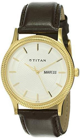 Titan Analog Champagne Dial Men's Watch NK1650YL01/NN1650YL01 - Bharat Time Style