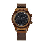 Titan Connected X Brown Hybrid Smartwatch for Men -90116QM02 - Bharat Time Style