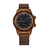 Titan Connected X Brown Hybrid Smartwatch for Men -90116QM02 - Bharat Time Style