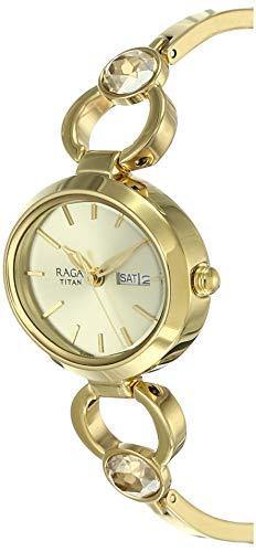 Titan Buy Titan Viva analog Champagne Dial Women's Watch