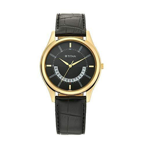 Titan Lagan collection Analog Black Dial Men's Watch 1713YL01/NN1713YL01 - Bharat Time Style