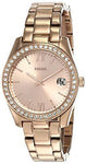 Fossil Analog Rose Gold Dial Women's Watch-ES4318 - Bharat Time Style