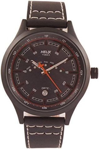 Helix Analog Black Dial Men's Watch-TW003HG14