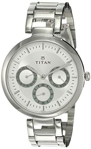 Titan Youth Analog Silver Dial Women's Watch NM2480SM03/NN2480SM03 - Bharat Time Style