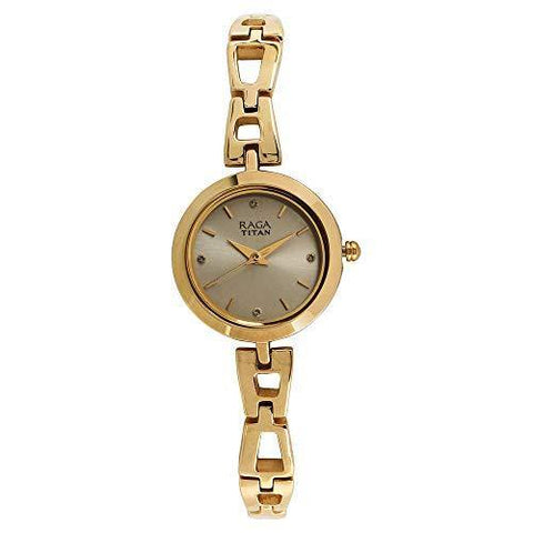 Titan Analog Beige Dial Women's Watch NM2540YM06/NN2540YM06 - Bharat Time Style