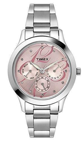 Timex E-Class Analog Pink Dial Women's Watch - TI000Q80100 - Bharat Time Style
