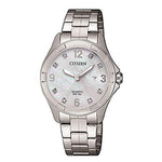 Citizen Analog Mother of Pearl Dial Women's Watch-EU6080-58D - Bharat Time Style