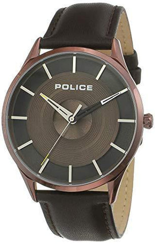 Police Analog Brown Dial Men's Watch - NBPL15399JSBN12 - Bharat Time Style