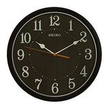 SEIKO Fibre Wall Clock(QXA718B,Black, 12 INCH X 12 INCH) - Bharat Time Style